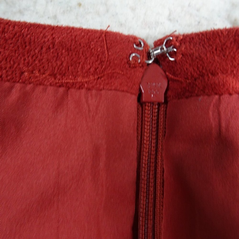 Express Rust Corduroy Type Skirt Size Zero 0 NEW - Picture 7 of 7